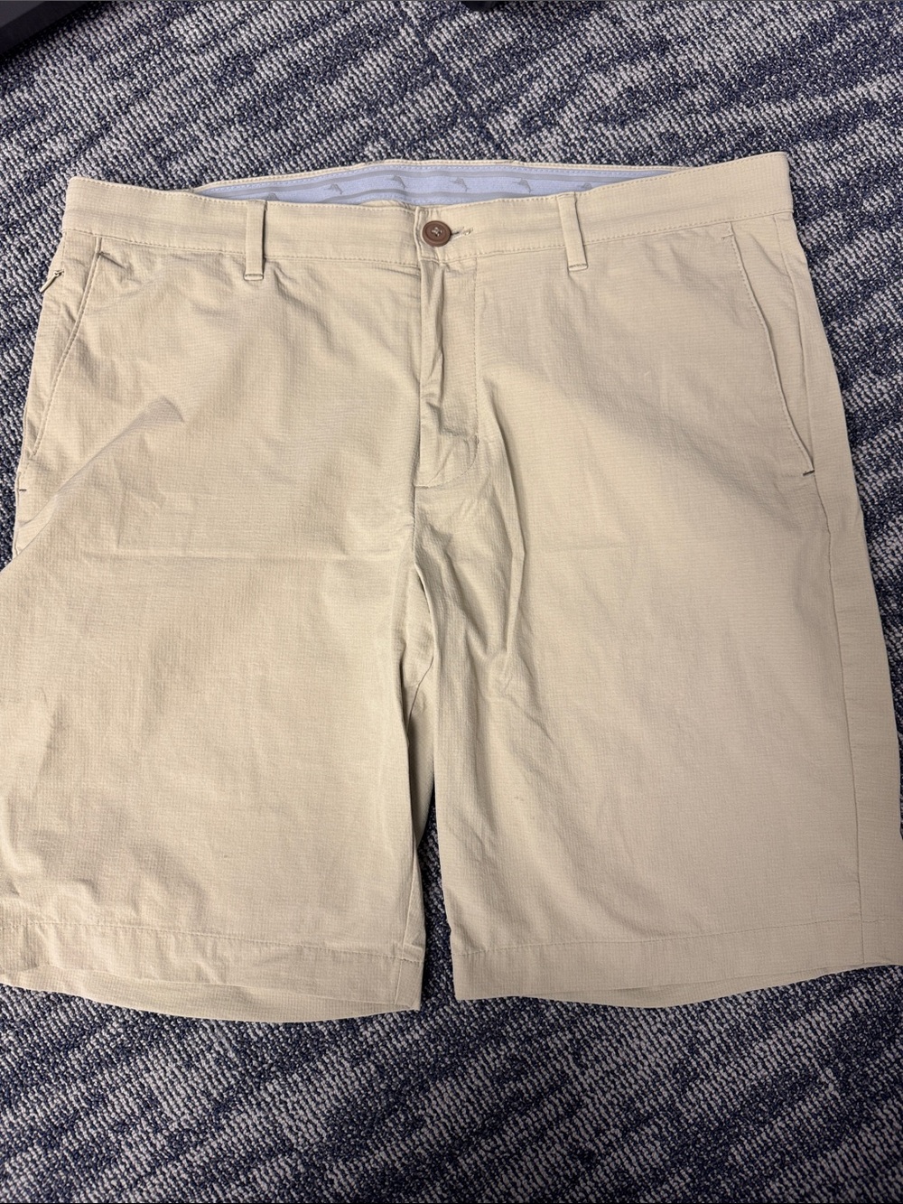 Tommy Bahama Men's Flat Front Shorts - Light Khaki